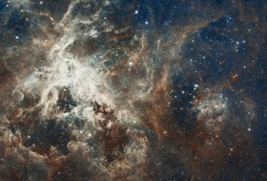 Outer space galaxy scene