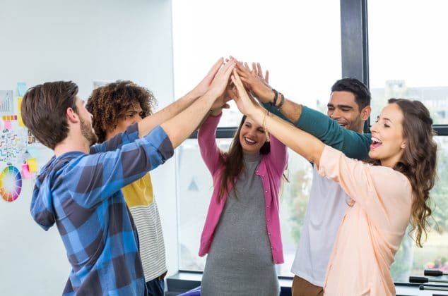 Group of five people