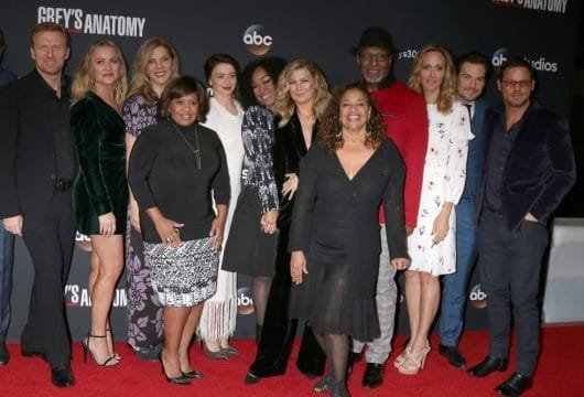 Grey's Anatomy cast and creator at an event
